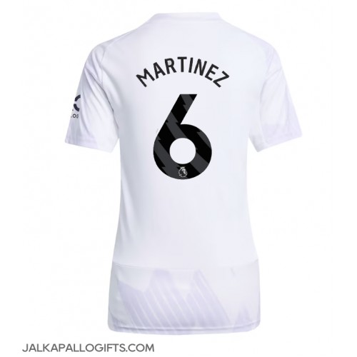 Manchester United Lisandro Martinez #6 Vieraspaita Naiset 2025-26 Lyhythihainen